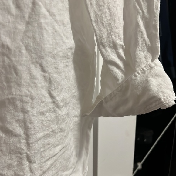 Babaton by Aritzia White 100% linen shirt (no stains or imperfections) - Picture 3 of 3